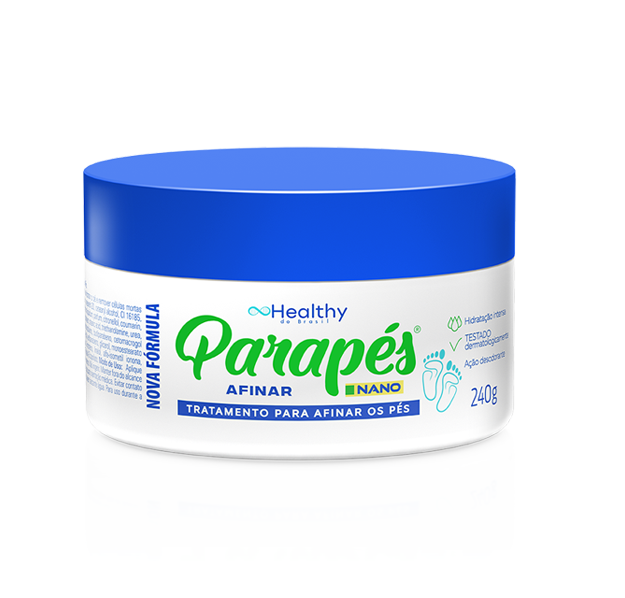 parapés-afinar embalagem parapés tratamento para afinar os pés
